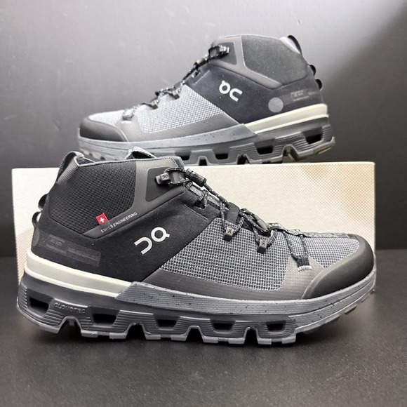 Once We Were Warriors Shoes - On Cloud Cloudtrax Boots Women's Size 9.5 53.98588 Black Rock Shoes Mid Outdoors